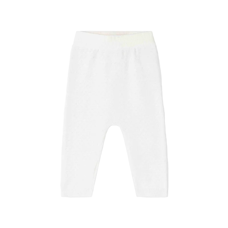 marmar copenhagen pira knit baby pants gentle white