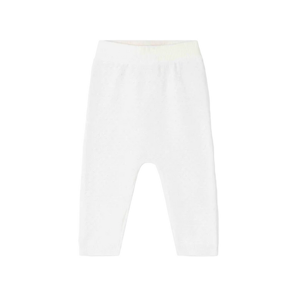 marmar copenhagen pira knit baby pants gentle white
