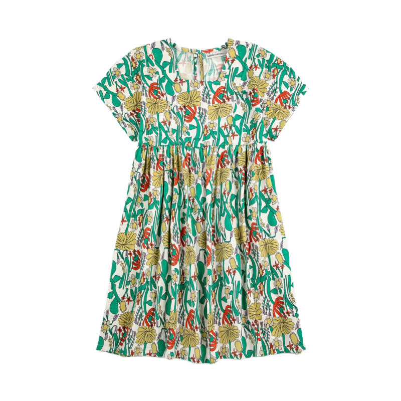 bobo choses color herbalist all over dress off white