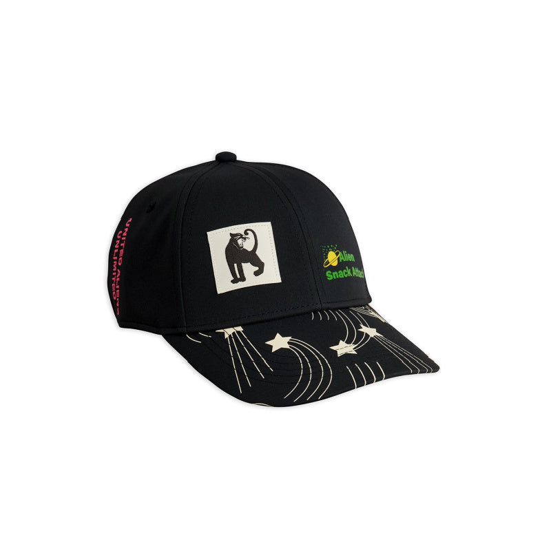 mini rodini snack attack emb cap black