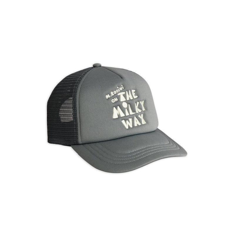mini rodini the milky way emb trucker cap grey