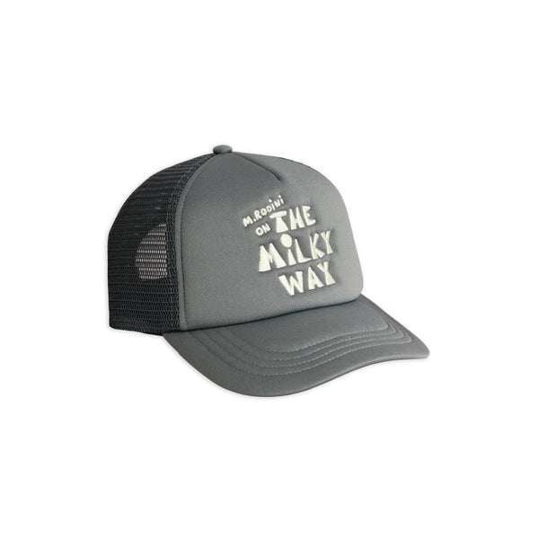 mini rodini the milky way emb trucker cap grey