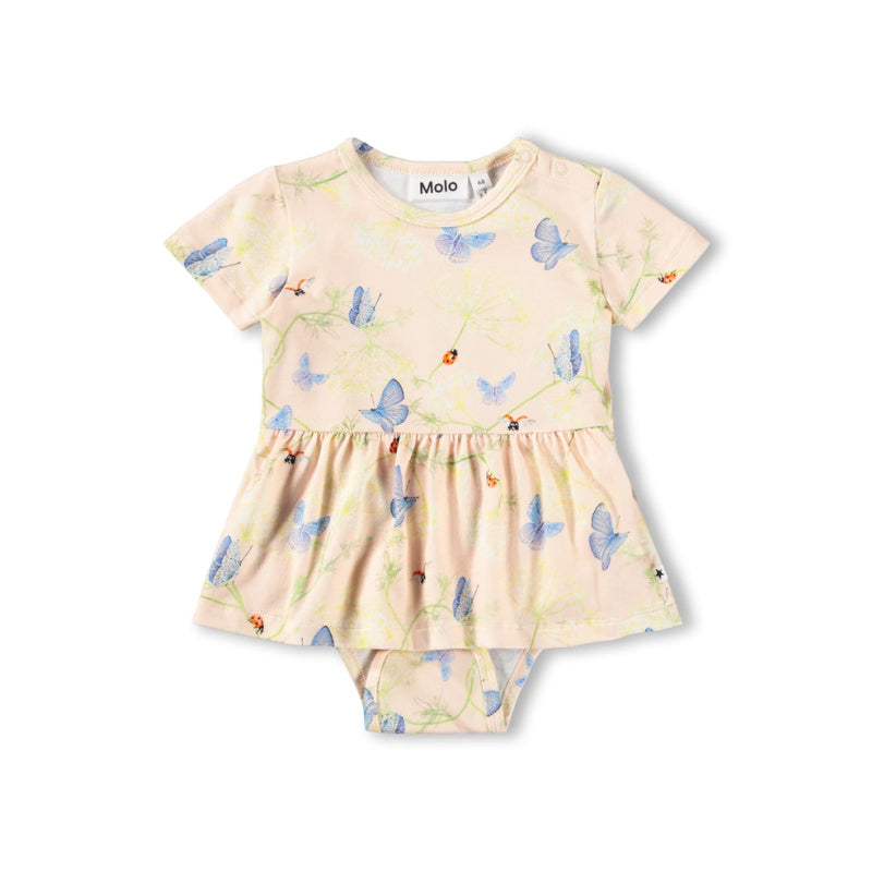molo frannie baby onepiece butterflies cloud