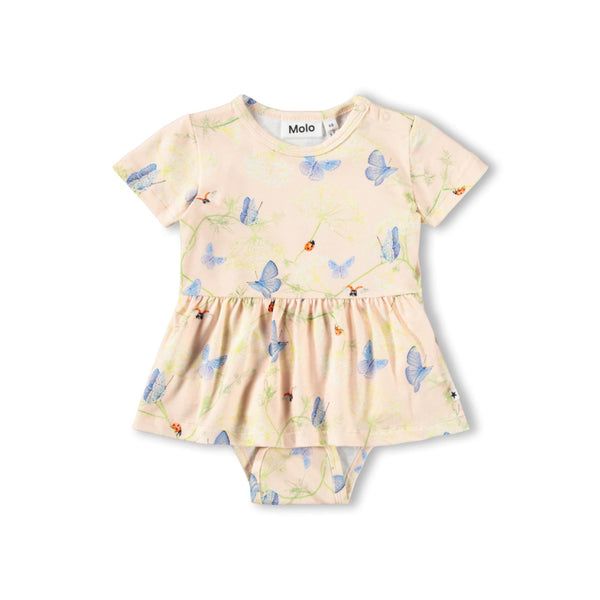 molo frannie baby onepiece butterflies cloud