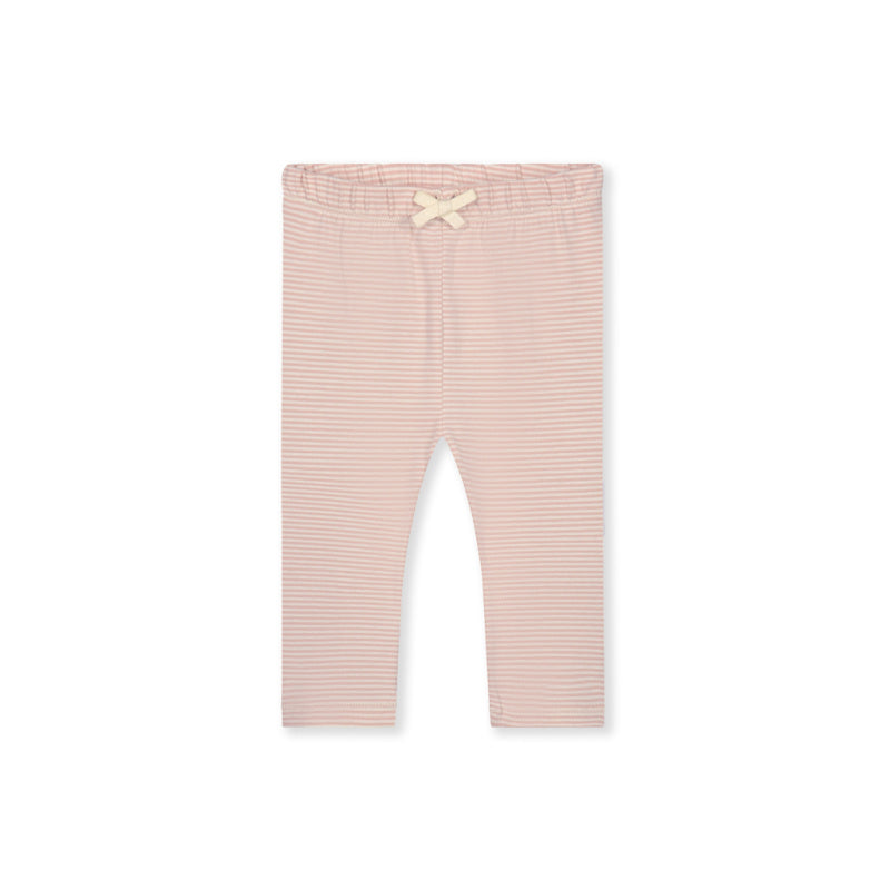 gray label baby leggings faded pink/cream
