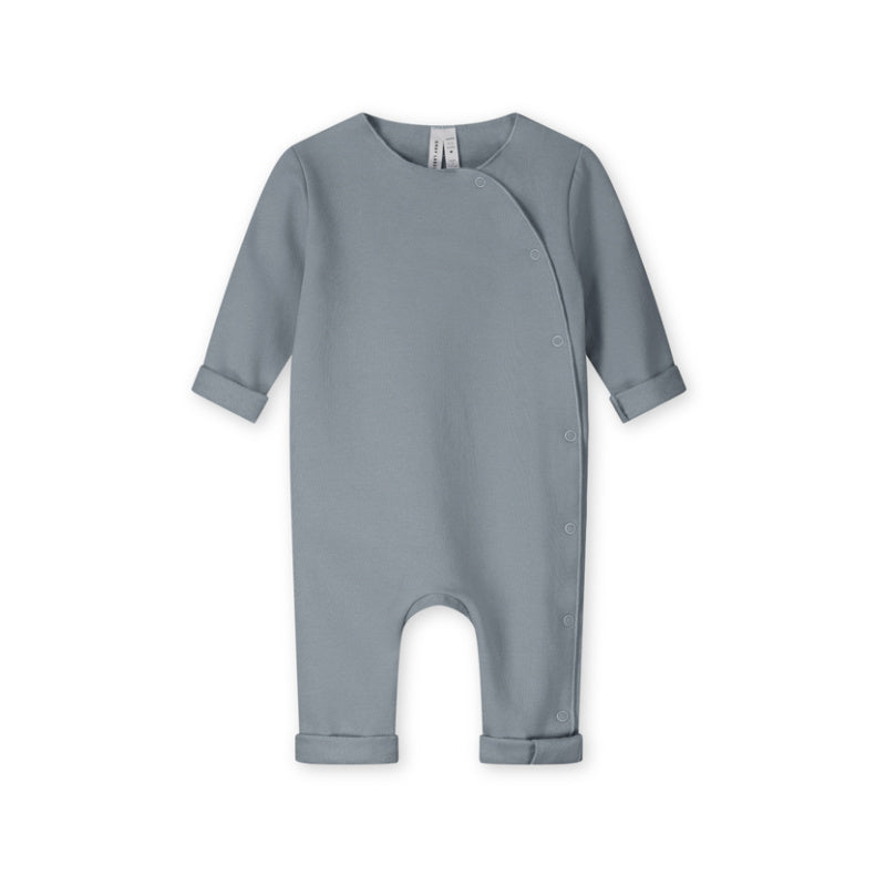 gray label baby playsuit stone grey