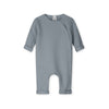 gray label baby playsuit stone grey