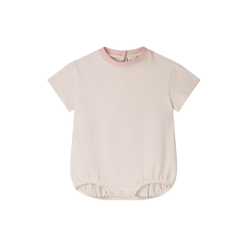 gray label baby tee suit faded pink/cream