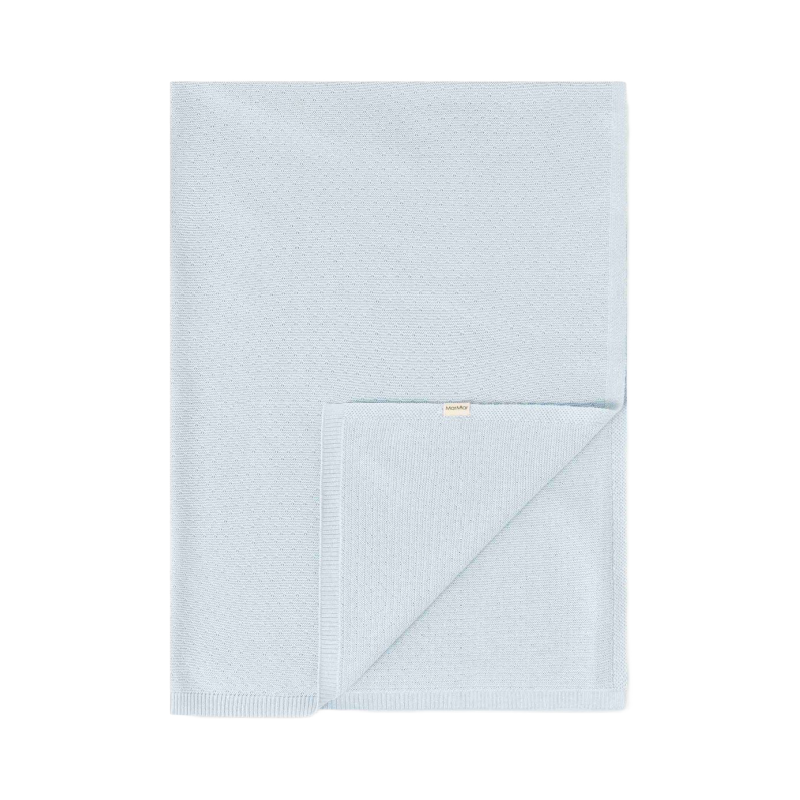 marmar copenhagen ali baby blanket cerulean sky