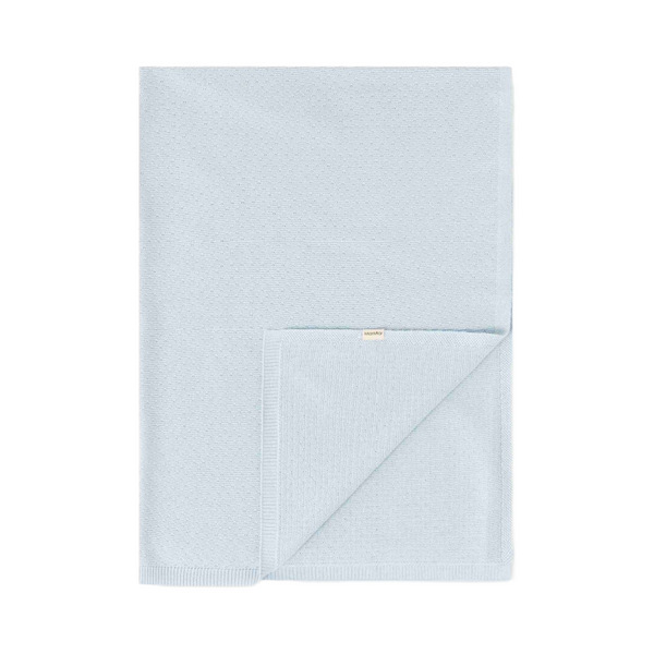 marmar copenhagen ali baby blanket cerulean sky