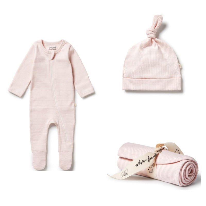 wilson & frenchy baby gift set cantelope