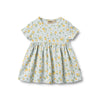 wheat nova baby dress summer blue citrus