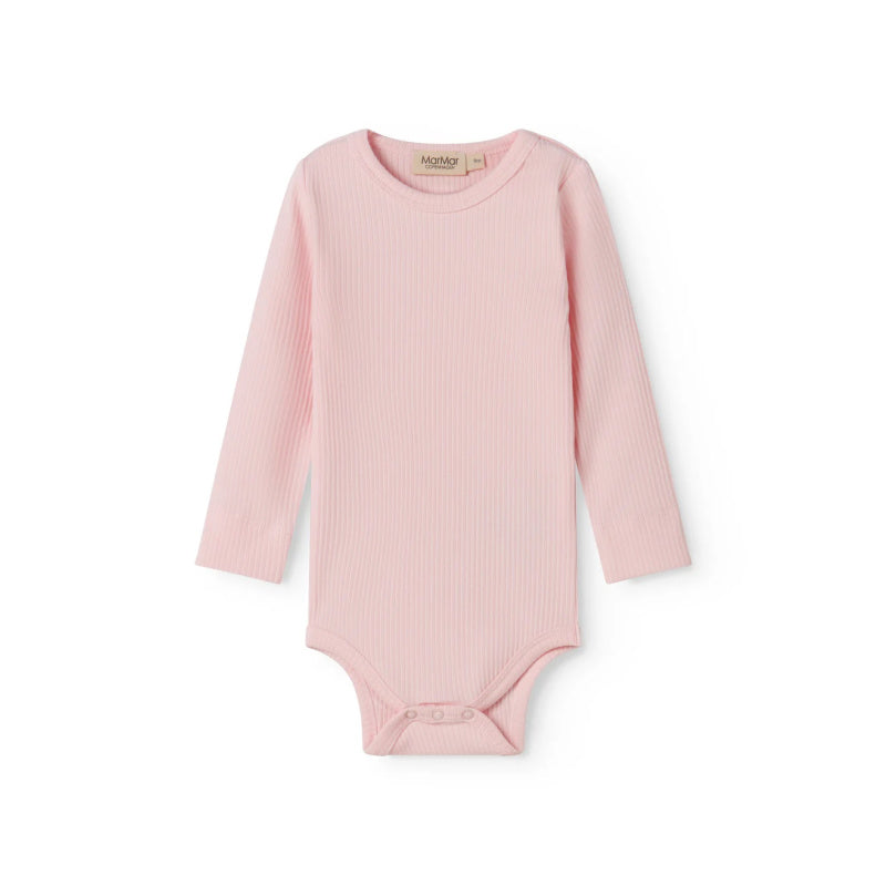 marmar copenhagen long sleeve baby body rose touch