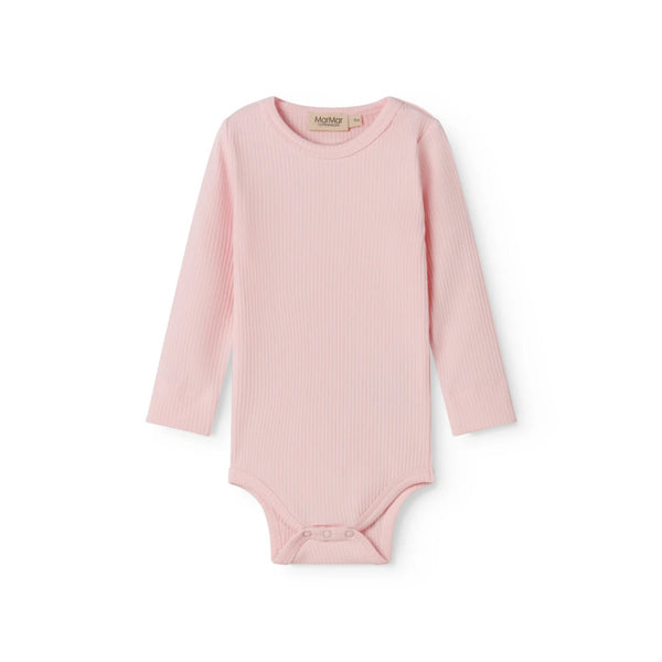 marmar copenhagen long sleeve baby body rose touch