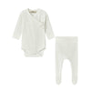 Baby outfit set with long-sleeve bodysuit and pants marmar copenhagen