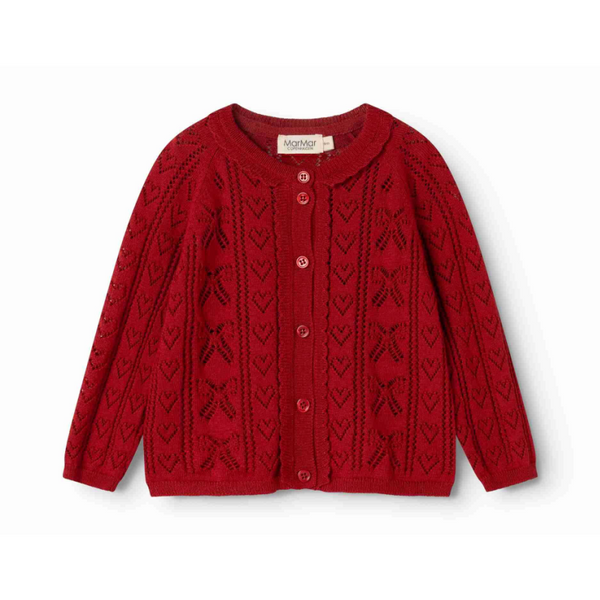 marmar copenhagen totti baby cardigan cherry