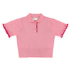 morley xaby knitted top pink
