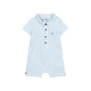tartine et chocolat short baby jumpsuit blue stripes