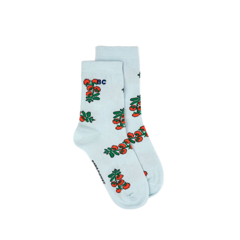 bobo choses juicy tomatoes allover short socks blue
