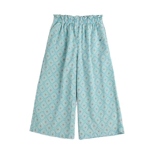 bobo choses daisy mosaic all over culottes blue