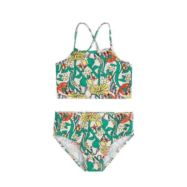 bobo choses color herbalist all over bikini off-white