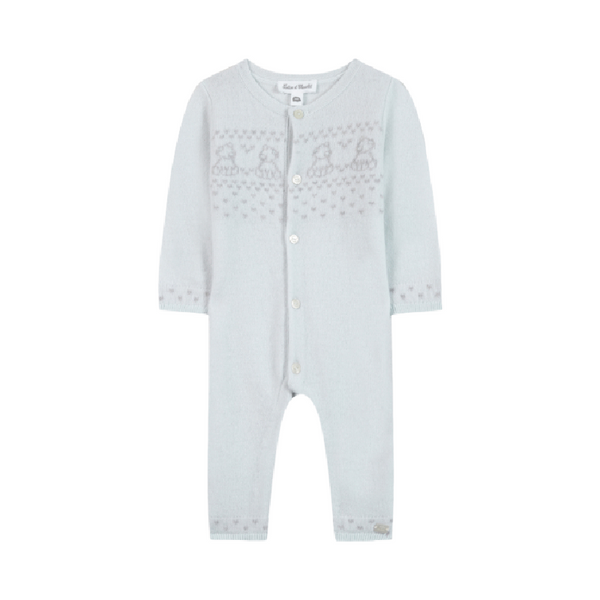 tartine et chocolat trousseau baby romper blue