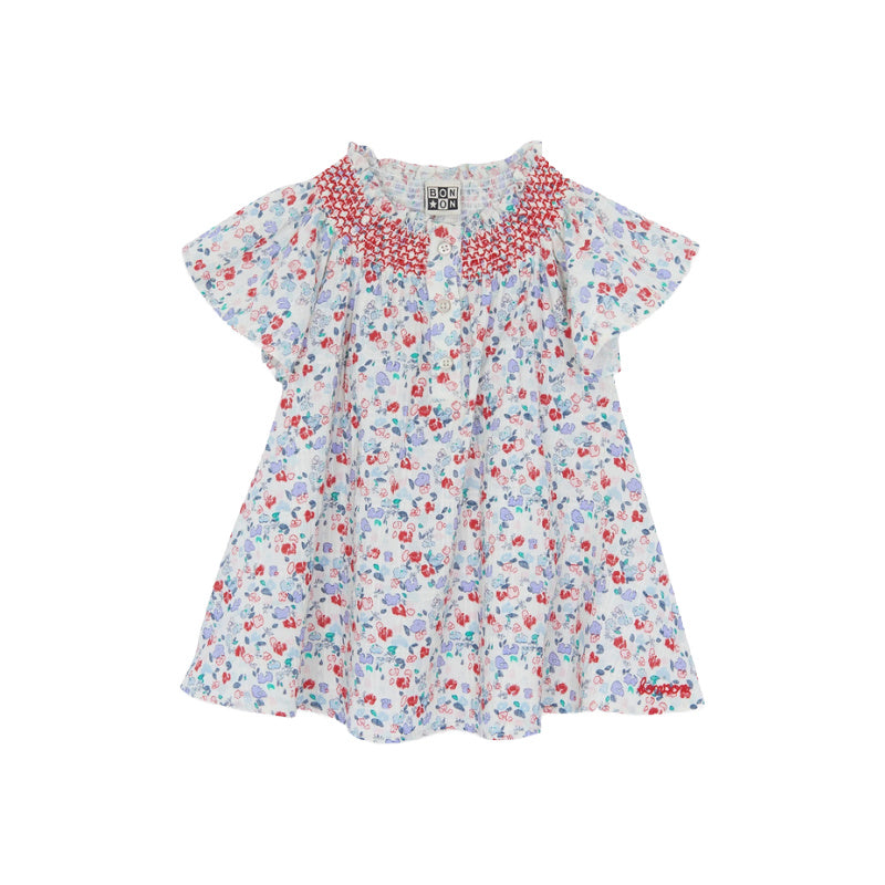bonton elise baby dress floral
