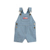 bonton denim baby overall blue stripes