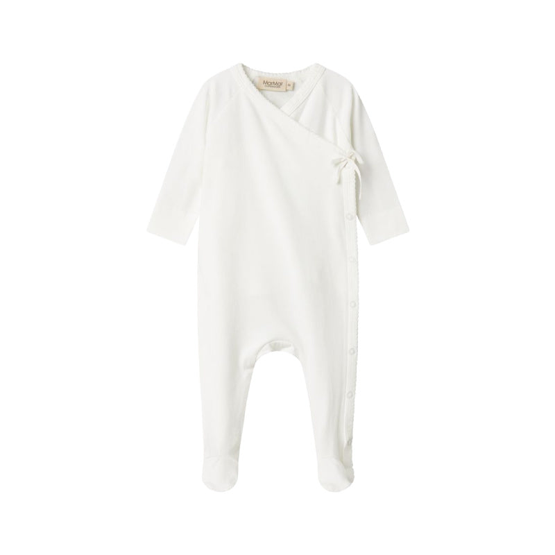 marmar copenhagen rubetta baby onesie gentle white