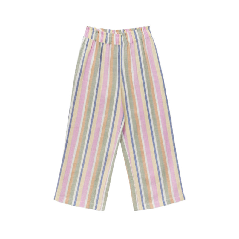 arsene & les pipelettes bayadere striped trousers multicolor