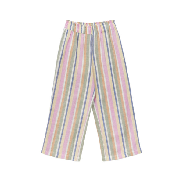 arsene & les pipelettes bayadere striped trousers multicolor