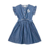 mipounet amelie denim dress blue