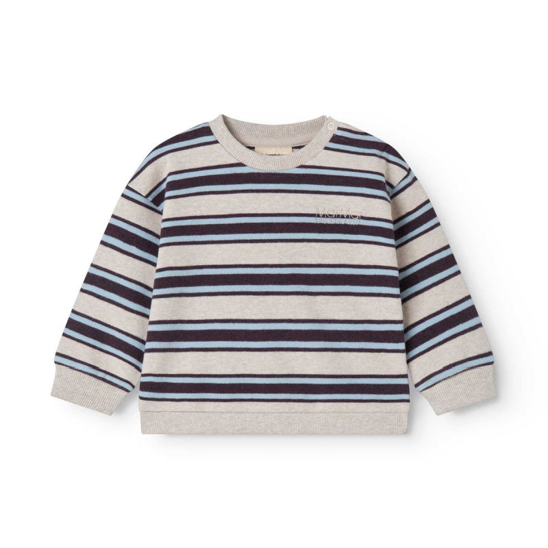 marmar copenhagen tammas baby sweatshirt collge stripe