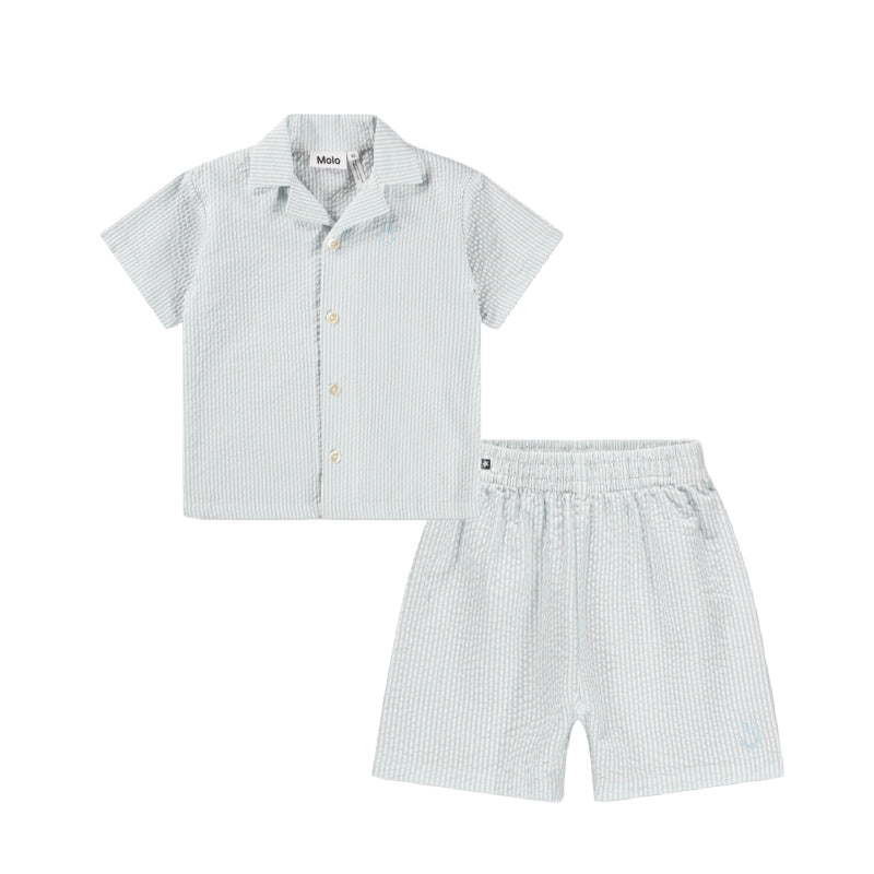 molo seersucker baby set daylight stream