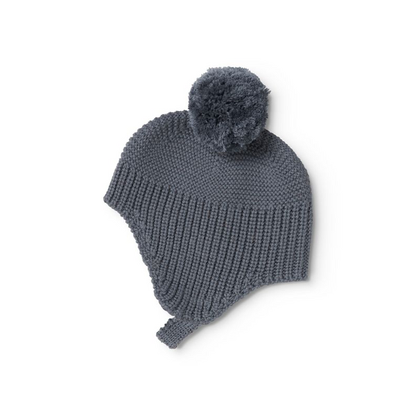 marmar copenhagen aly baby pompom bonnet rainstorm