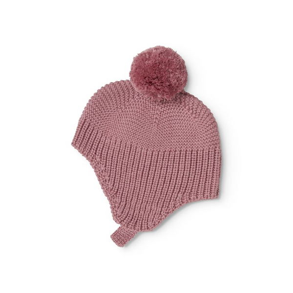 marmar copenhagen aly baby pompom bonnet autumn russet