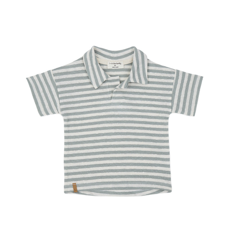 1+ in the family borrassa baby polo shirt iceberg