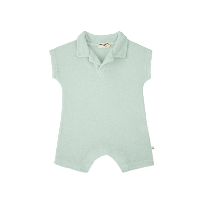 1+ in the family alaro baby romper green