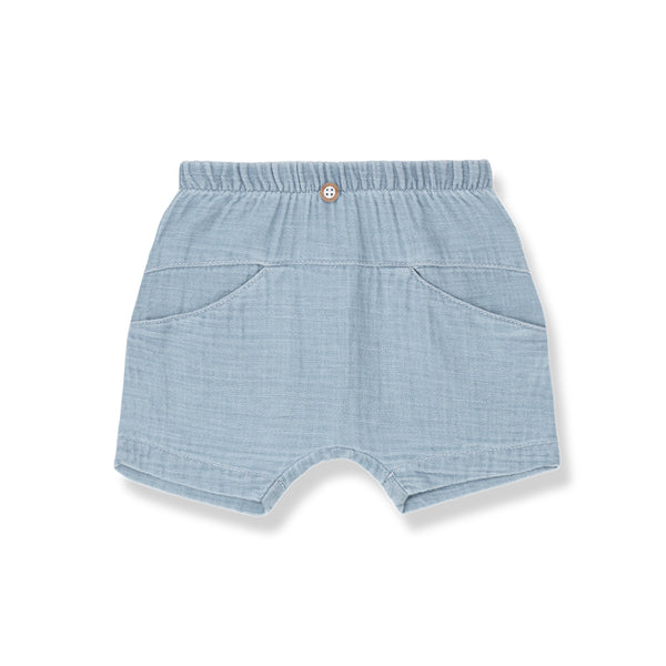 1+ in the family anafi baby shorts denim