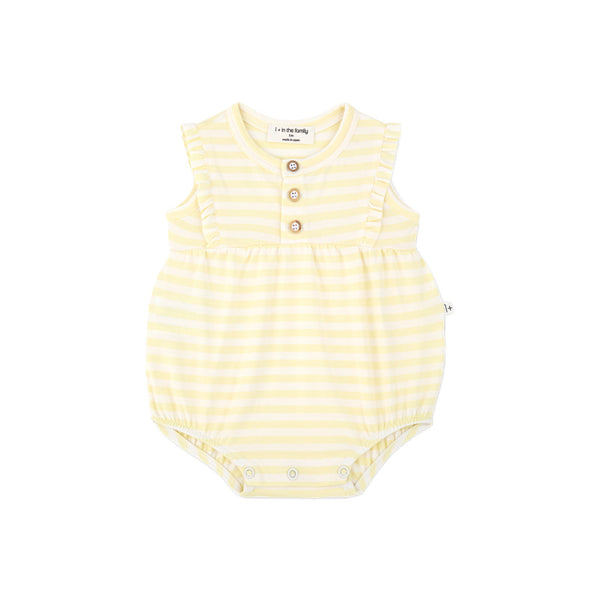1+ in the family cinnia baby romper pastel yellow