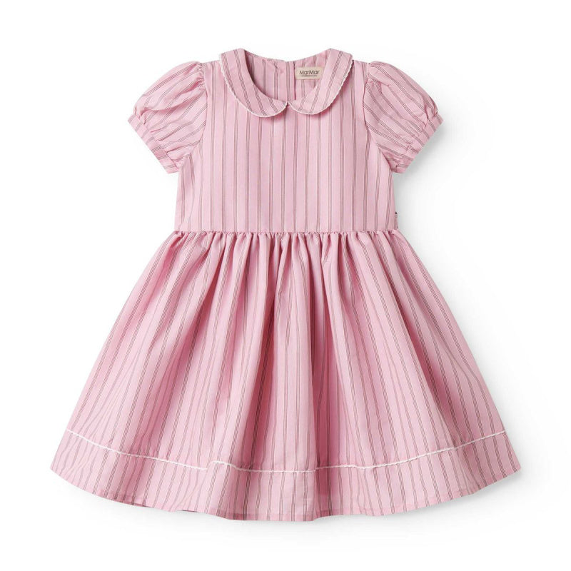 marmar copenhagen darcel dress bonbon pink stripes