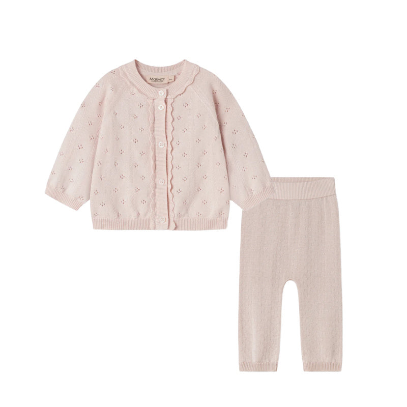 marmar copenhagen taki baby set misty pink