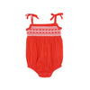 bonton naya baby jumpsuit red