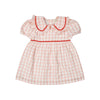 louis louise henrietta baby dress vichy pink