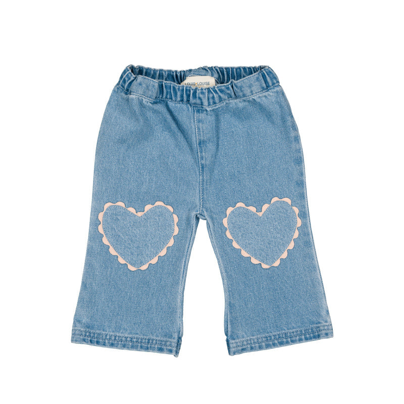 louis louise holly baby denim pants light blue