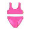 molo nola crepe 2-piece swimsuit neon pink