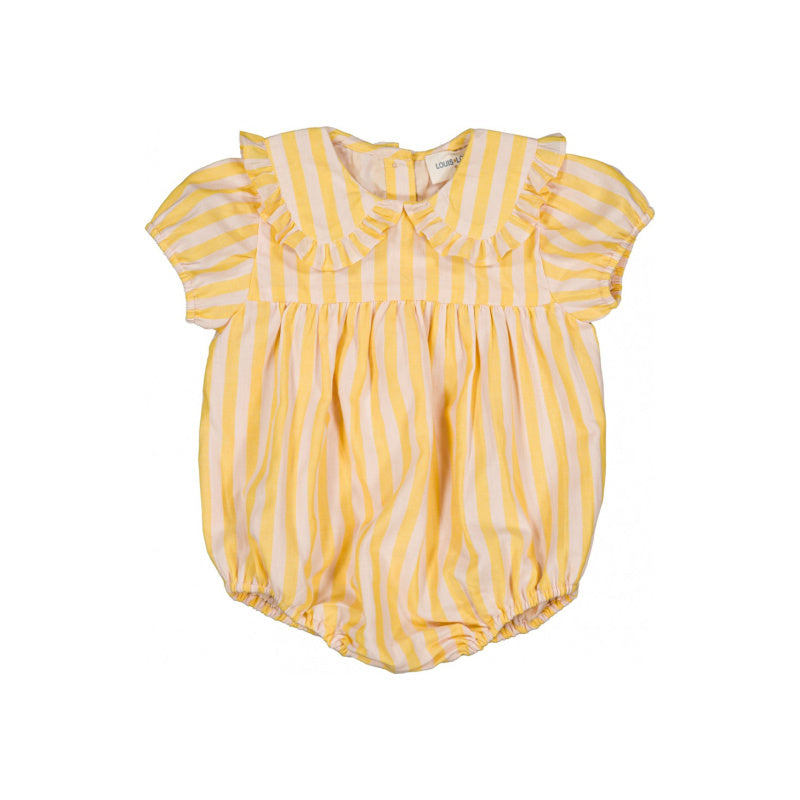 louis louise poupette baby overall yellow