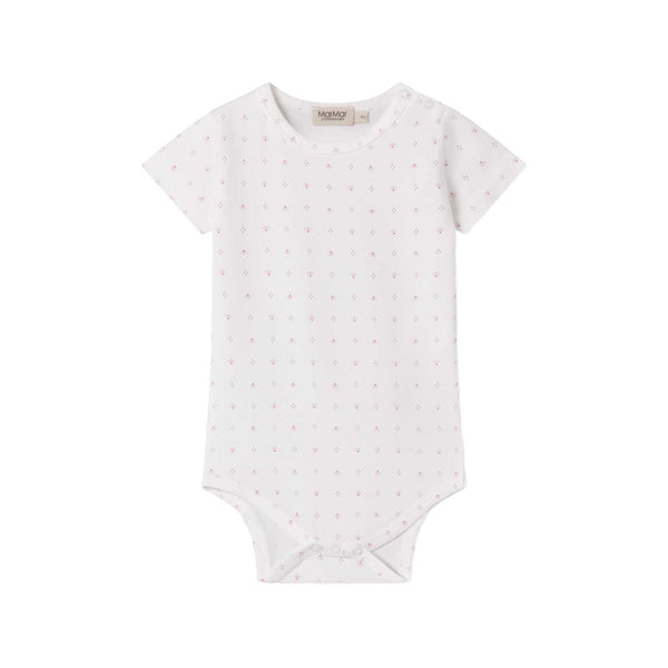 marmar copenhagen short sleeve baby body pink tiny tulip