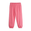 mini rodini plain pipingsweatpants pink