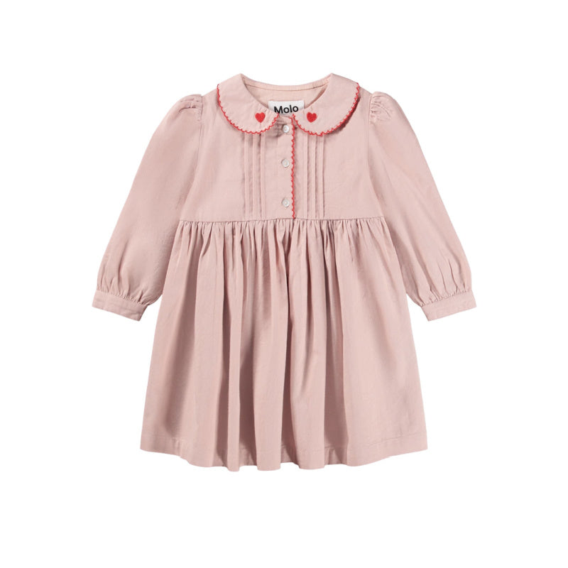 molo charlette baby dress petal blush